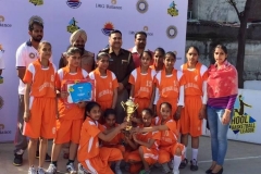 S.P.S. Academy Basket Ball team got 2nd position in IMG Reliance powered Challender's league
