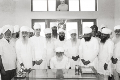 Satguru Jagjit Singh Ji at the academy office in 1987