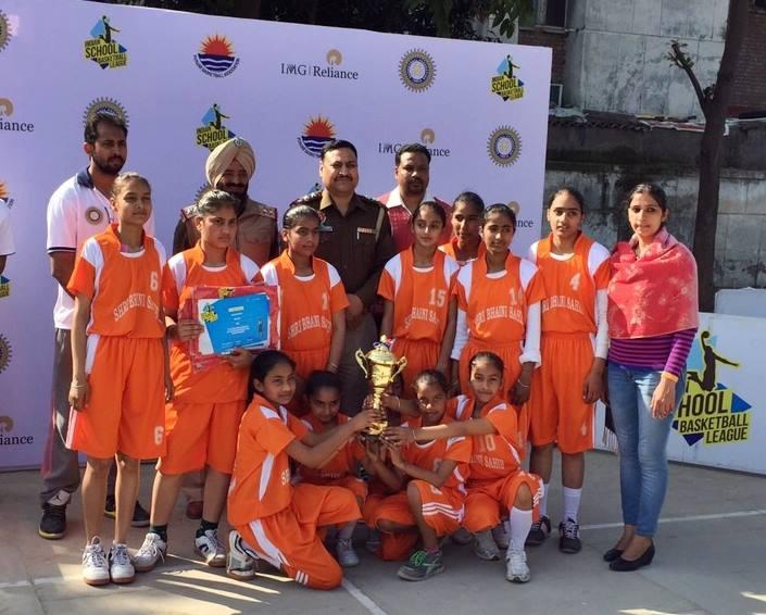 S.P.S. Academy Basket Ball team got 2nd position in IMG Reliance powered Challender's league